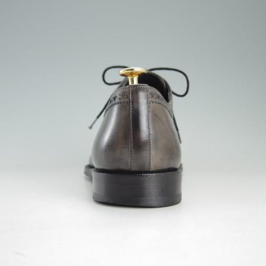 極上★(スペイン製)マグナーニ SIZE 41【ブラックラピド製法★クォーターブローグ】16035/カーフ/灰〜茶/メンズ/MAGNANNI★e393