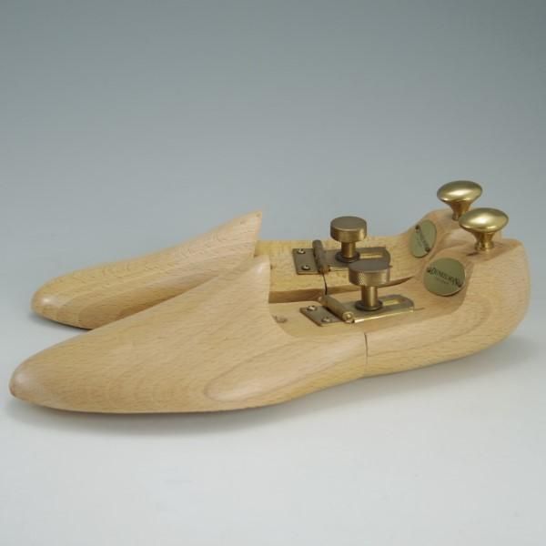 極上★(英)DUNKELMAN/ダンケルマン SIZE 7【ヒンジ式シューツリー★(英)DASCO社/ダスコ】木製シューキーパー/メンズ★e396