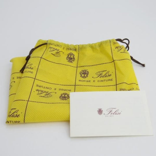 ほぼ未使用★フェリージ/Felisi【★ジップ長財布/913/クロコ型押し】ロングウォレット/レザー/紺/ネイビー/メンズ レディース兼★e399