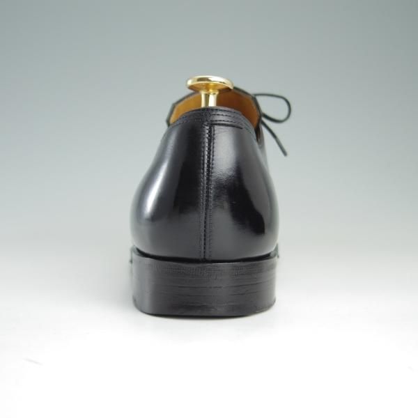 極上★(仏)Corthay/コルテ SIZE 8.5【定価20万円程度★Arca/アルカ】プレーントゥ/Vフロント/カーフ/黒/メンズ★e407