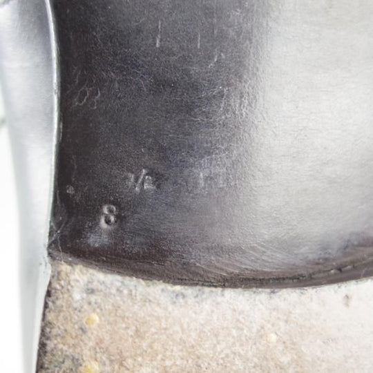 極上★(仏)Corthay/コルテ SIZE 8.5【定価20万円程度★Arca/アルカ】プレーントゥ/Vフロント/カーフ/黒/メンズ★e407