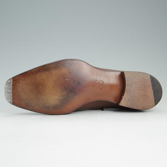 極美品★(英)アルフレッド・サージェント 6F【上級★エクスクルーシブライン/クォーターブローグ】WILSON/カーフ/Alfred Sargent★e409