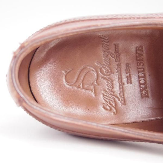 極美品★(英)アルフレッド・サージェント 6F【上級★エクスクルーシブライン/クォーターブローグ】WILSON/カーフ/Alfred Sargent★e409