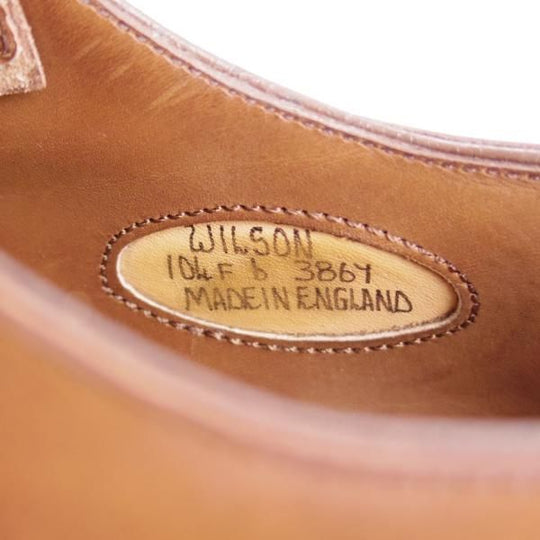 極美品★(英)アルフレッド・サージェント 6F【上級★エクスクルーシブライン/クォーターブローグ】WILSON/カーフ/Alfred Sargent★e409