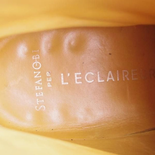 極上★(伊)STEFANO BI/ステファノビ SIZE 6【貴重★ノルベジェーゼ製法/(仏)L'ECLAIREUR別注】ブーツ/カーフ/茶/メンズ★e411
