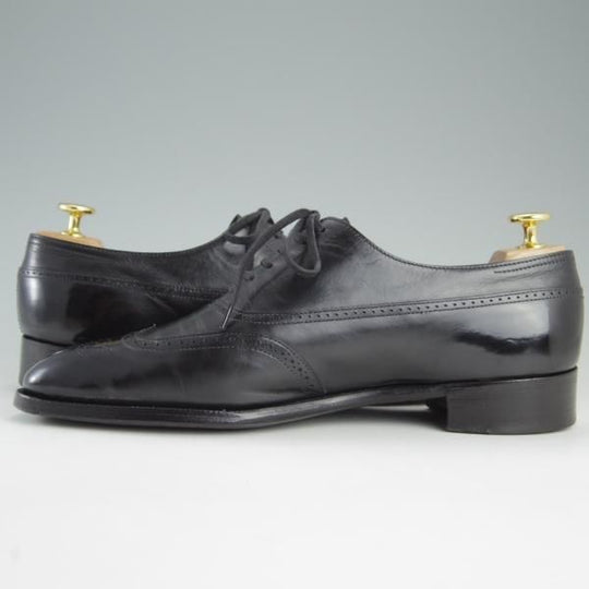 極上★ジョンロブ 7.5E【定価20万以上★プレステージライン/CAVENDISH/7000ラスト】フルブローグ/カーフ/黒/メンズ/JOHN LOBB★e412