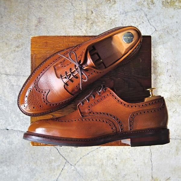 極美品★クロケット&ジョーンズ 8.5E【定価￥92,880-★ダイナイトソール仕様/PEMBROKE】325ラスト/ペンブローク/茶/Crockett&Jones★e415