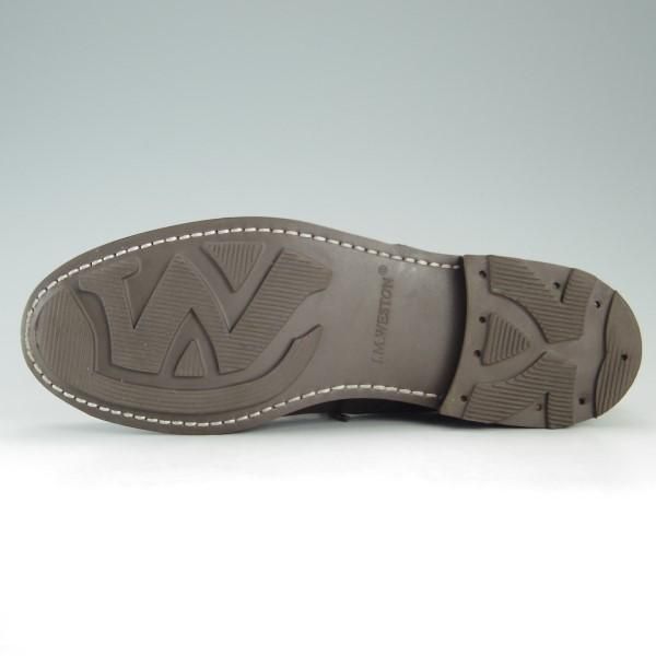 極美品★J.M.ウェストン 7E【定価￥124,200-★ゴルフ/GOLF】641/31ラスト/Uチップ/カーフ/濃茶/メンズ/Weston/ウエストン★e417