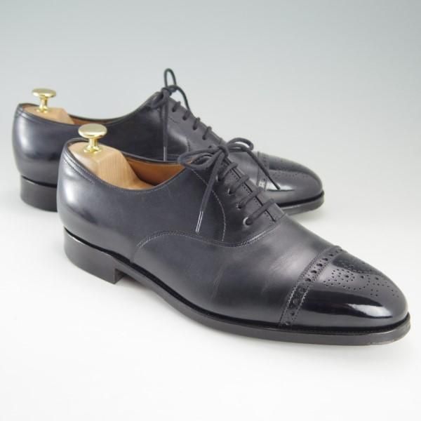 極上★ジョンロブ 7.5EE【貴重★(英)ポールスミス別注/8695ラスト】WESTBOURNE/セミブローグ/ミュージアムカーフ/メンズ/JOHN LOBB★e418