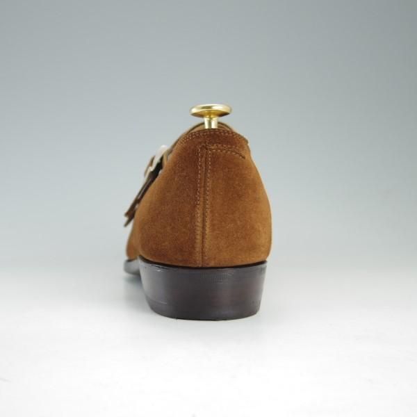 極上★(福岡)Corno blu/コルノブルゥ SIZE 8【グッドイヤーウェルテッド製法★セントラル製】ダブルモンク/スエード/茶/メンズ★e420