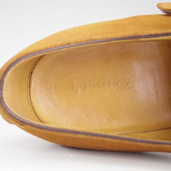 極上★(福岡)Corno blu/コルノブルゥ SIZE 8【グッドイヤーウェルテッド製法★セントラル製】ダブルモンク/スエード/茶/メンズ★e420