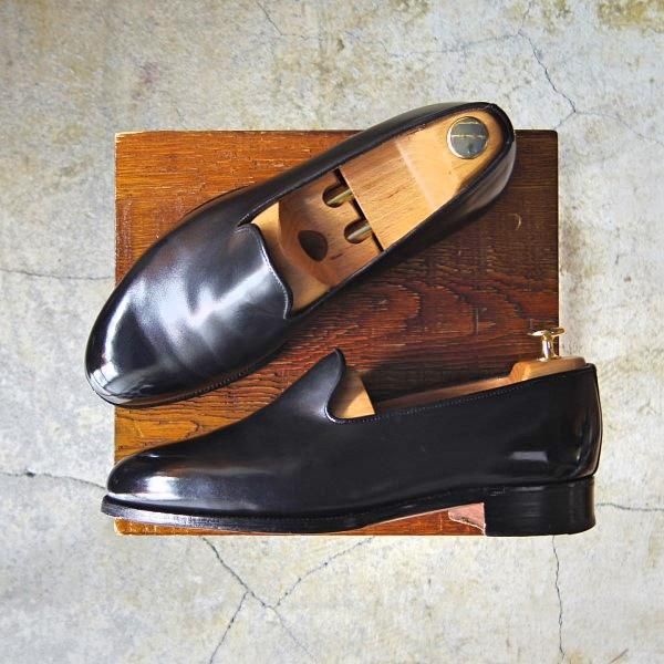 極上★(英)アルフレッド・サージェント 8EX【上級★エクスクルーシブライン/ローファー】カーフ/黒/メンズ/Alfred Sargent★e421