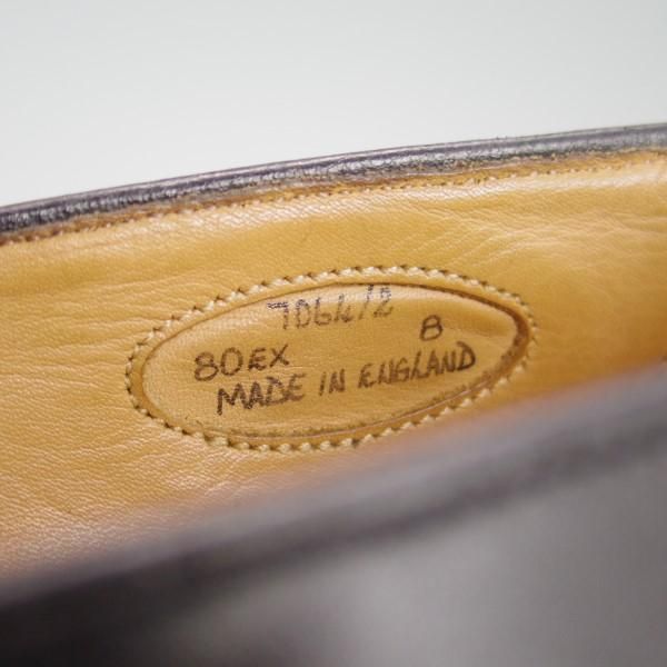 極上★(英)アルフレッド・サージェント 8EX【上級★エクスクルーシブライン/ローファー】カーフ/黒/メンズ/Alfred Sargent★e421