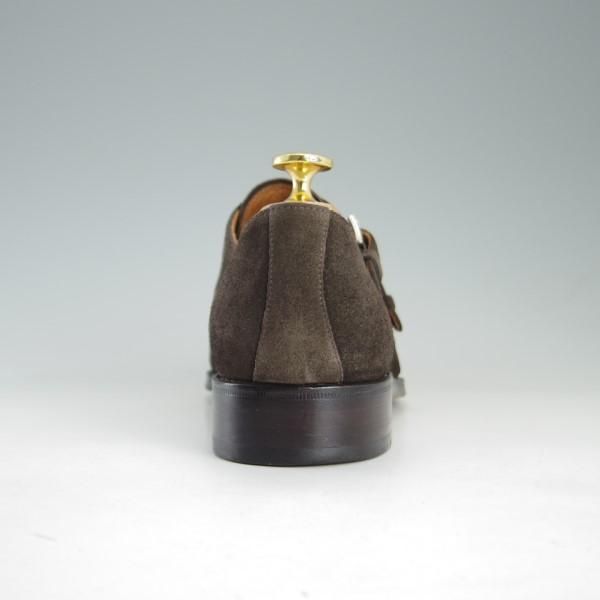 極上★(スペイン製)YANKO/ヤンコ SIZE 7【グッドイヤーウェルテッド製法★ダブルモンク】14453/スエード/濃茶/メンズ★e422