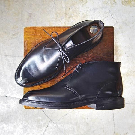 極美品★(英)チーニー 7.5D【定価￥74,520-★ダイナイトソール仕様/CROWFIELD】1886ラスト/チャッカブーツ/カーフ/メンズ/CHEANEY★e424