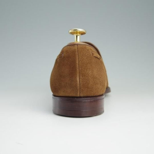 美品★クロケット&ジョーンズ 6.5E【定番★キャベンディッシュ3/CAVENDISH 3】375ラスト/タッセルローファー/茶/Crockett&Jones★e425
