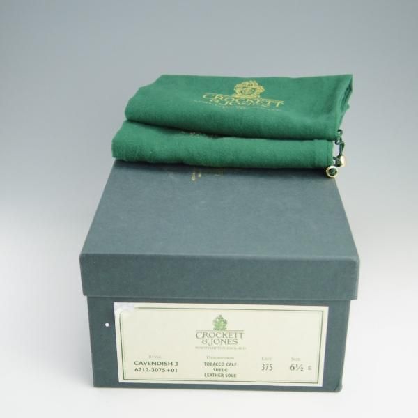 美品★クロケット&ジョーンズ 6.5E【定番★キャベンディッシュ3/CAVENDISH 3】375ラスト/タッセルローファー/茶/Crockett&Jones★e425
