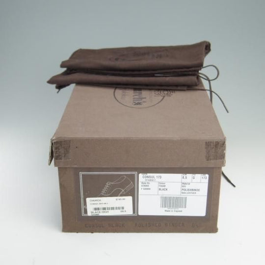 極上★チャーチ 85G/UK8.5【定価￥130,900-★コンサル/CONSUL】173ラスト/ストレートチップ/ポリッシュドバインダーカーフ/Church's★e428