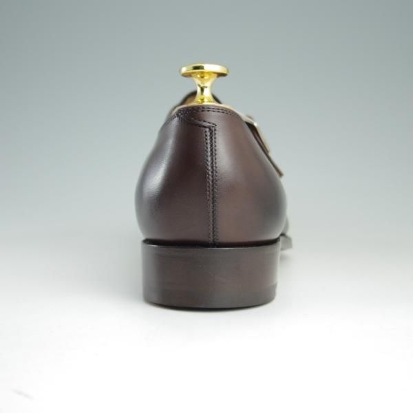 新品★エドワードグリーン 6E【定価￥177,120-★モンクストラップ/MERCER/82ラスト】カーフ/濃茶/メンズ/EDWARD GREEN★e431