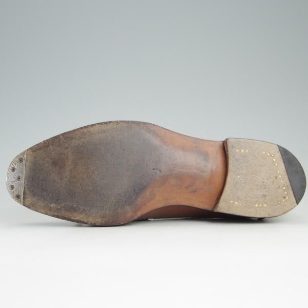 極上★エドワードグリーン 6.5E【定価￥176,040-★タッセルローファー/BELGRAVIA/184ラスト】カーフ/茶/メンズ/EDWARD GREEN★e432