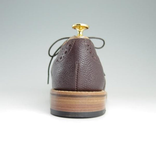 新品★(英)サンダース製 UK6.5【定価￥62,640-★Traditional Weatherwear別注】フルブローグ/グレインレザー/メンズ/SANDERS★e433