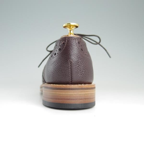 新品★(英)サンダース製 UK6.5【定価￥62,640-★Traditional Weatherwear別注】フルブローグ/グレインレザー/メンズ/SANDERS★e433