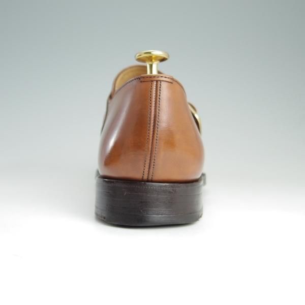 極上★チャーチ 70F/UK7【★ウェストバリー/WESTBURY/173ラスト】4都市ロゴ/モンクストラップ/ネバダカーフ/茶/メンズ/Church's★e435