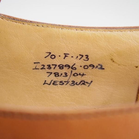 極上★チャーチ 70F/UK7【★ウェストバリー/WESTBURY/173ラスト】4都市ロゴ/モンクストラップ/ネバダカーフ/茶/メンズ/Church's★e435