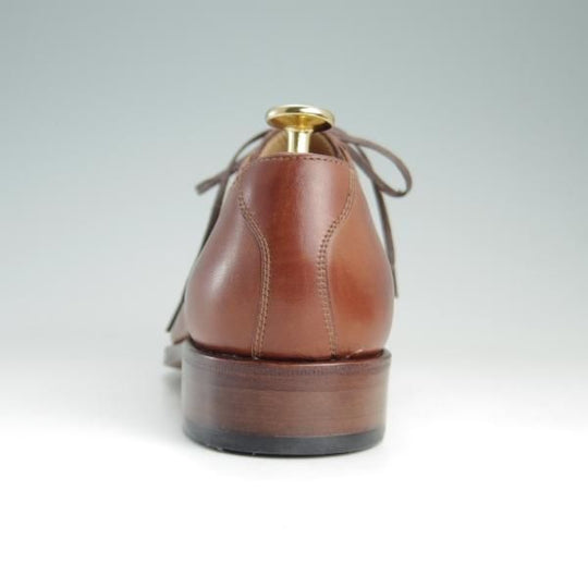 新品★(スペイン製)YANKO/ヤンコ SIZE 6【グッドイヤーウェルテッド製法★セミブローグ/NEW CAMBRIDGE】114205/カーフ/茶/メンズ★e436