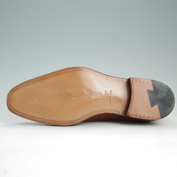 新品★(スペイン製)YANKO/ヤンコ SIZE 6【グッドイヤーウェルテッド製法★セミブローグ/NEW CAMBRIDGE】114205/カーフ/茶/メンズ★e436