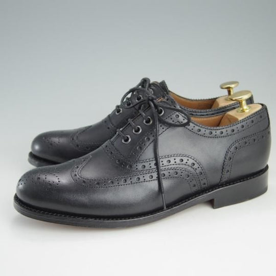 新品★(英)グレンソン SIZE 6【★フルブローグ/210108】カーフ/黒/メンズ/GRENSON★e437