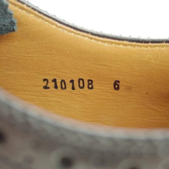 新品★(英)グレンソン SIZE 6【★フルブローグ/210108】カーフ/黒/メンズ/GRENSON★e437