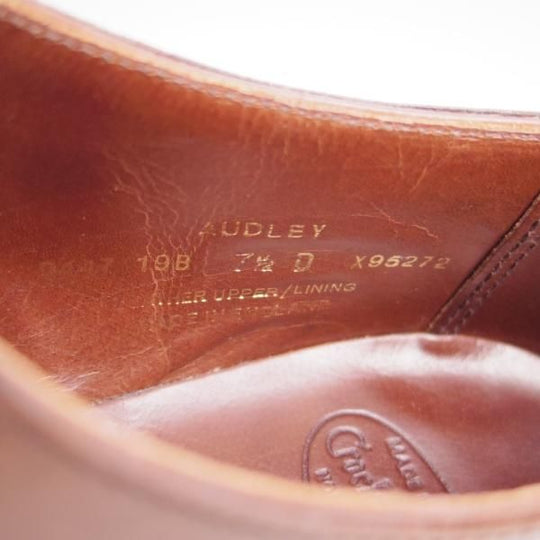 美品★クロケット&ジョーンズ 7.5D【定価￥99,360-★オードリー/AUDLEY】ハンドグレードライン/337ラスト/カーフ/Crockett&Jones★e438