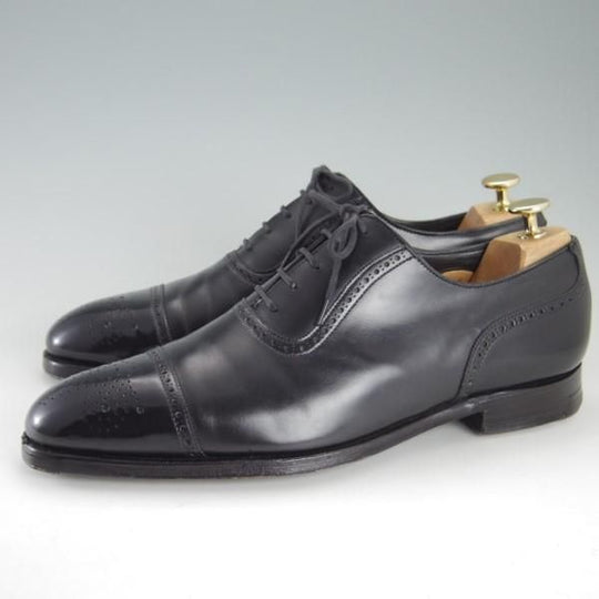 極上★クロケット&ジョーンズ 8E【貴重★(英)ジョージクレバリー別注/ハンドグレードライン】セミブローグ/メンズ/Crockett&Jones★e445