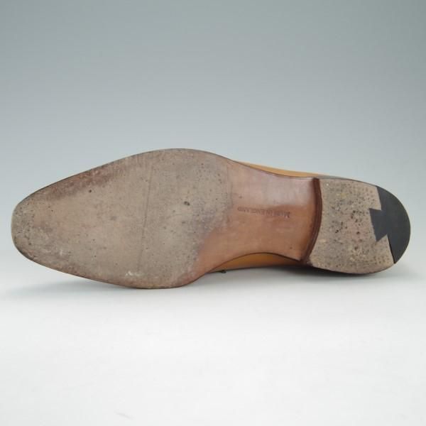 極上★(英)グレンソン製 9.5F【貴重★(英)ポールセンスコーン×(英)ダンヒル別注】ホールカット/DUNHILL/Poulsen Skone/GRENSON★e446