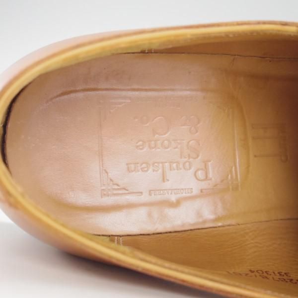 極上★(英)グレンソン製 9.5F【貴重★(英)ポールセンスコーン×(英)ダンヒル別注】ホールカット/DUNHILL/Poulsen Skone/GRENSON★e446