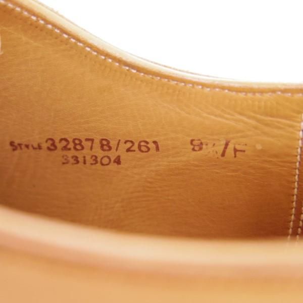 極上★(英)グレンソン製 9.5F【貴重★(英)ポールセンスコーン×(英)ダンヒル別注】ホールカット/DUNHILL/Poulsen Skone/GRENSON★e446