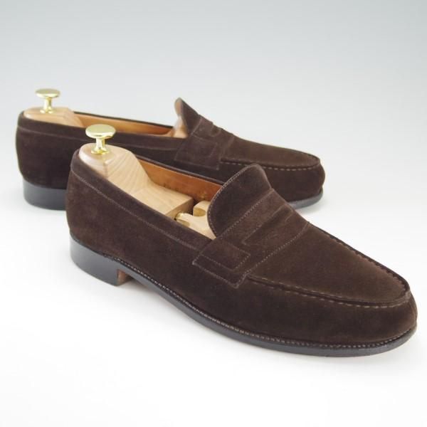 極上☆J.M.ウェストン 7.5D【旧ロゴ年代の製品☆コインローファー/180