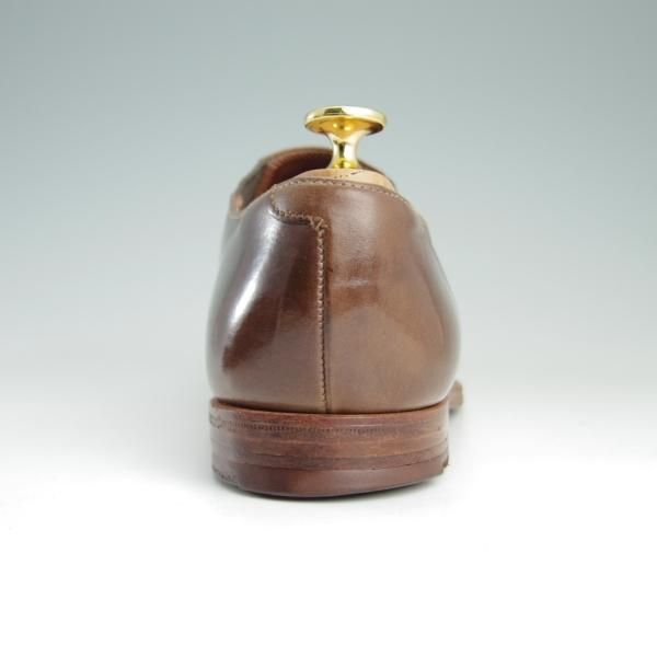 極上★クロケット&ジョーンズ 6.5E【トゥモローランド別注★サイドエラスティック】カーフ/茶/メンズ/TOMORROWLAND/Crockett&Jones★e454