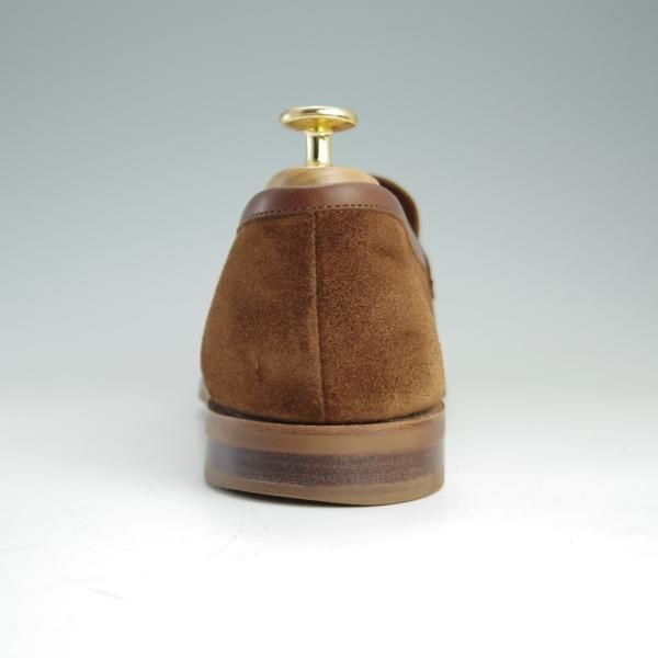 サ*ー様 エドワードグリーン　DUKE ダークブラウン　スエード　UK7 ローフ 極上☆エドワードグリーン 8.5E【定価￥149,600-☆DUKE/137