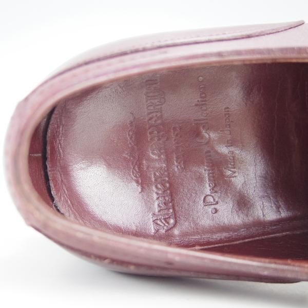 美品★ユニオンインペリアル SIZE 7.5【上級★スキンステッチ仕様/プレミアムコレクション/U1503】Uチップ/赤茶/Union Imperial★e457