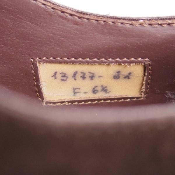 極美品★(伊)サントーニ SIZE 6.5【上級★グッドイヤーウェルテッド製法/ストレートチップ】13177/スエード/濃茶/メンズ/Santoni★e458
