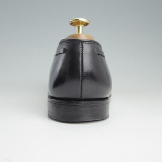 美品★クロケット&ジョーンズ 6.5E【★バーニーズNY別注/NASH 2】376ラスト/タッセルローファー/カーフ/黒/BARNEYS/Crockett&Jones★e459