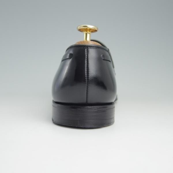 美品★クロケット&ジョーンズ 6.5E【★バーニーズNY別注/NASH 2】376ラスト/タッセルローファー/カーフ/黒/BARNEYS/Crockett&Jones★e459