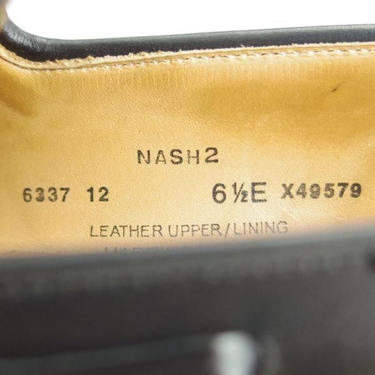 美品★クロケット&ジョーンズ 6.5E【★バーニーズNY別注/NASH 2】376ラスト/タッセルローファー/カーフ/黒/BARNEYS/Crockett&Jones★e459