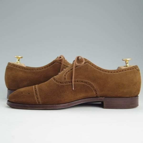 極上★クロケット&ジョーンズ 9E【貴重★(英)ジョージクレバリー別注/セミブローグ】297ラスト/GEORGE CLEVERLEY/Crockett&Jones★e460