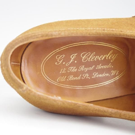 極上★クロケット&ジョーンズ 9E【貴重★(英)ジョージクレバリー別注/セミブローグ】297ラスト/GEORGE CLEVERLEY/Crockett&Jones★e460