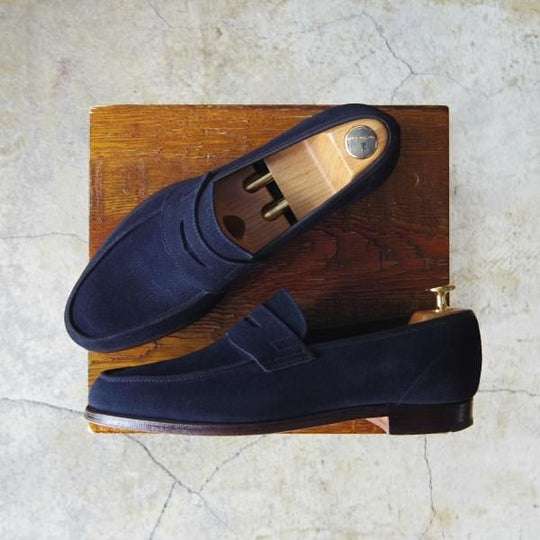 極上★クロケット&ジョーンズ 6.5E【★ユナイテッドアローズ別注/ANTON】366ラスト/コインローファー/United Arrows/Crockett&Jones★e461