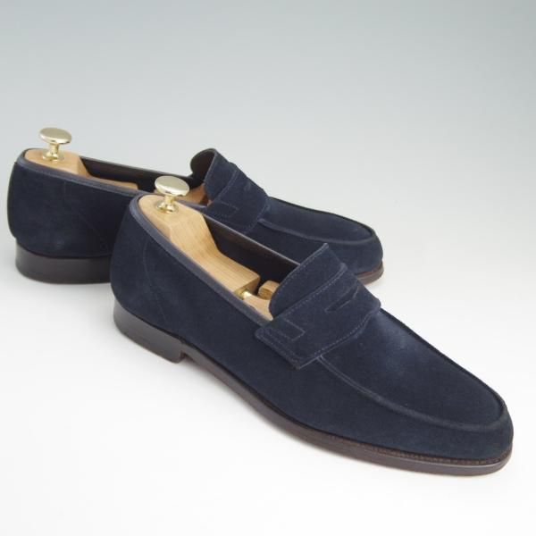 極上★クロケット&ジョーンズ 6.5E【★ユナイテッドアローズ別注/ANTON】366ラスト/コインローファー/United Arrows/Crockett&Jones★e461