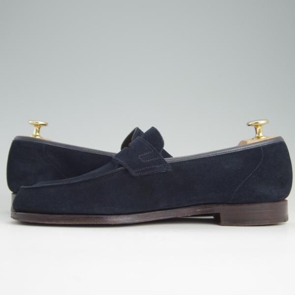 極上★クロケット&ジョーンズ 6.5E【★ユナイテッドアローズ別注/ANTON】366ラスト/コインローファー/United Arrows/Crockett&Jones★e461